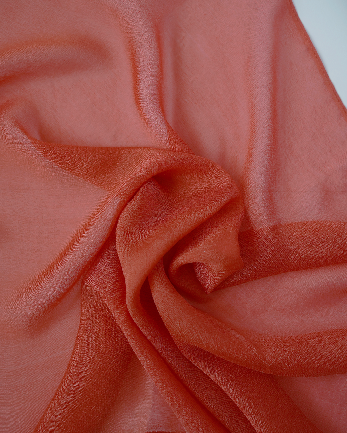 Sheer Silk Neckerchief Scarf | Ruby