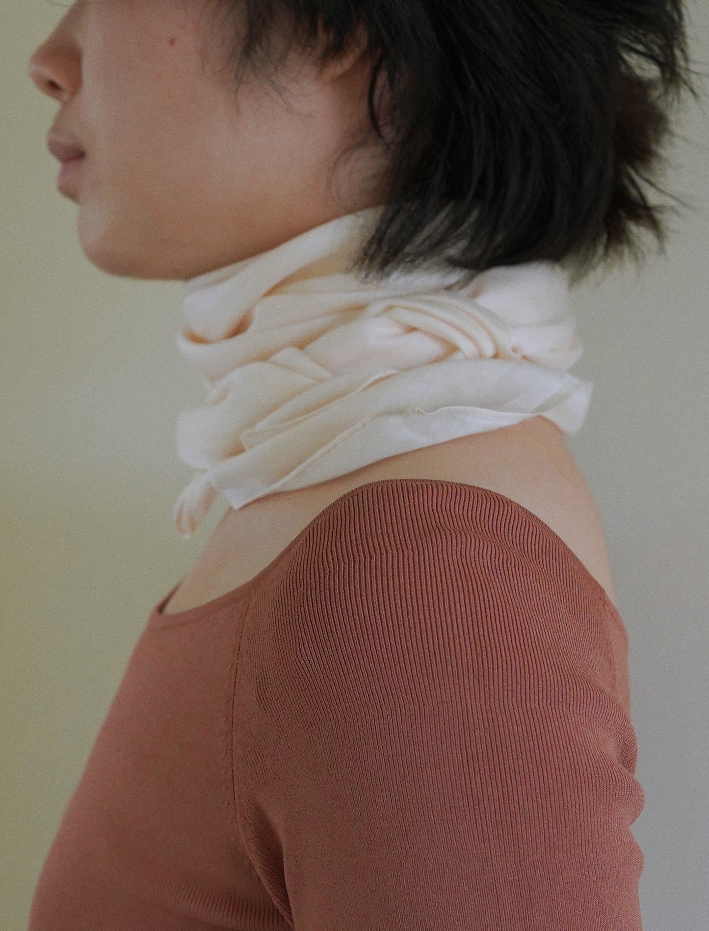 Medium Modal Silk Bandana | Feather