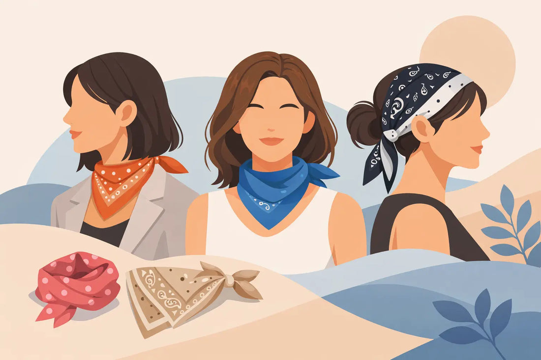 How to Wear a Bandana Scarf with Ease