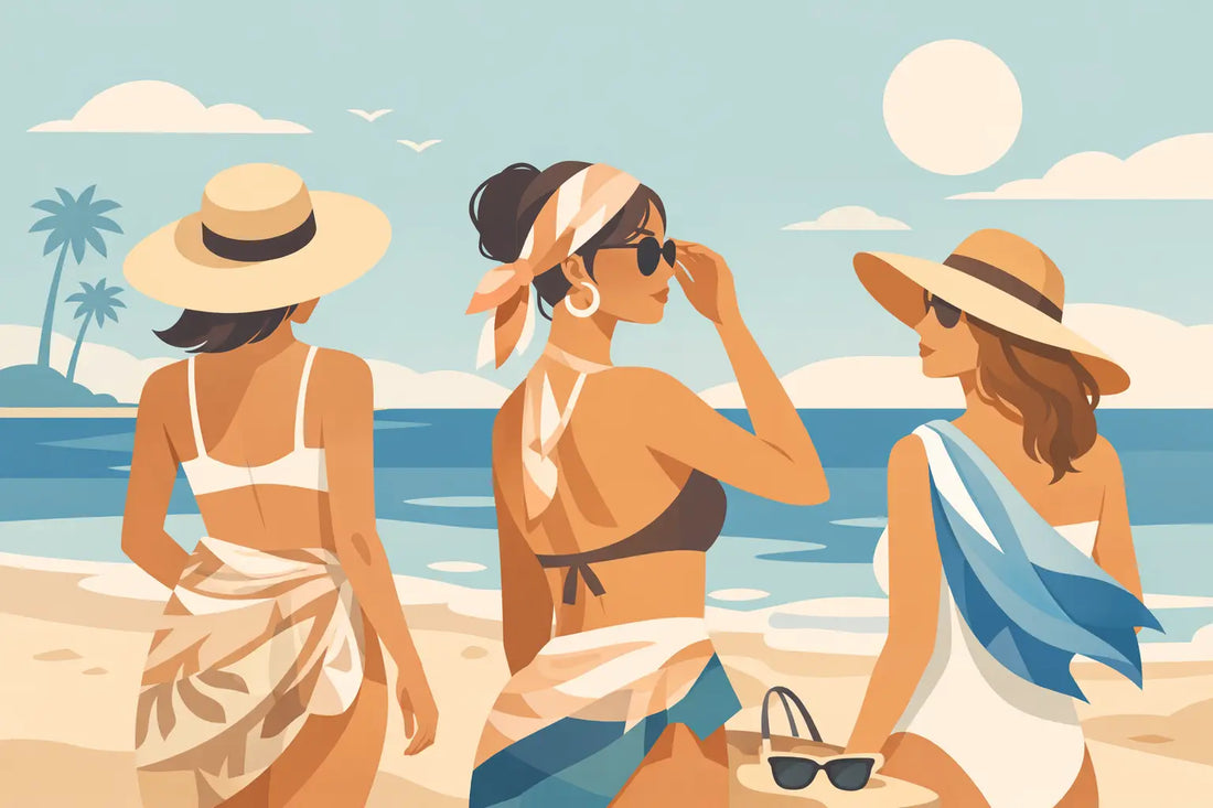 Beach Wear Scarf Styling That Feels Effortless