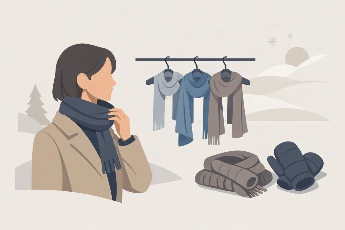 How to Choose a Non Bulky Winter Scarf