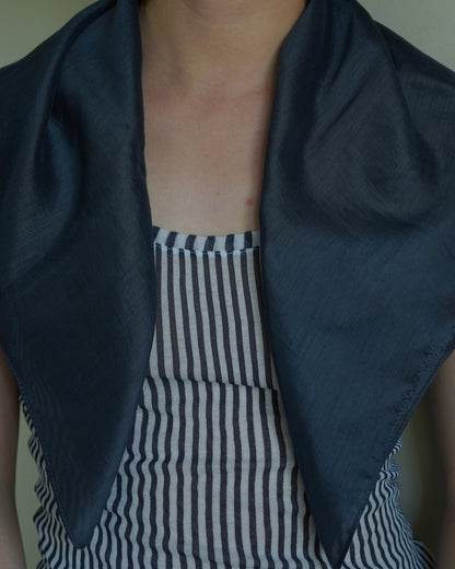 Medium Modal Silk Bandana | Cobalt