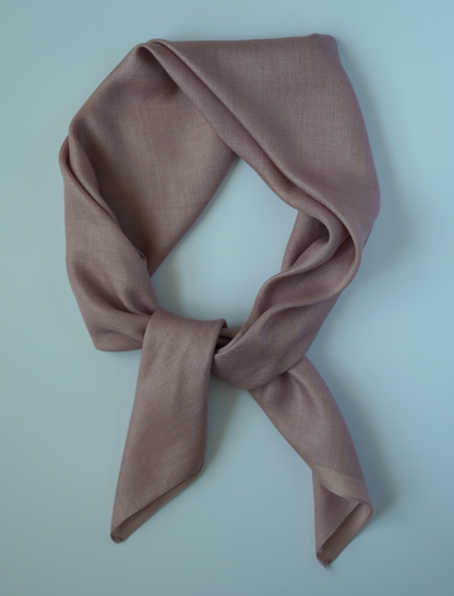 Oversized Modal Silk Bandana | Dry Rose
