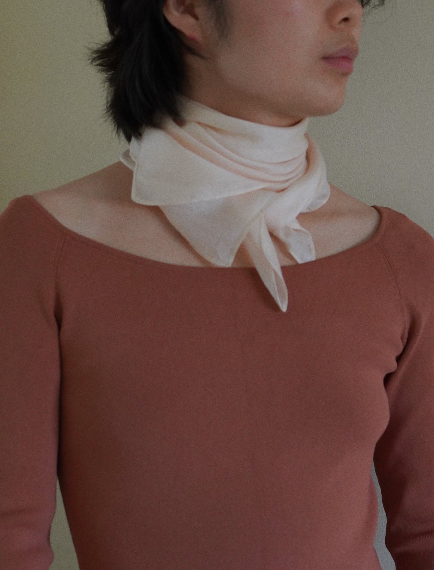 Medium Modal Silk Bandana | Feather