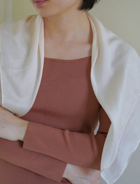 Medium Modal Silk Bandana | Feather