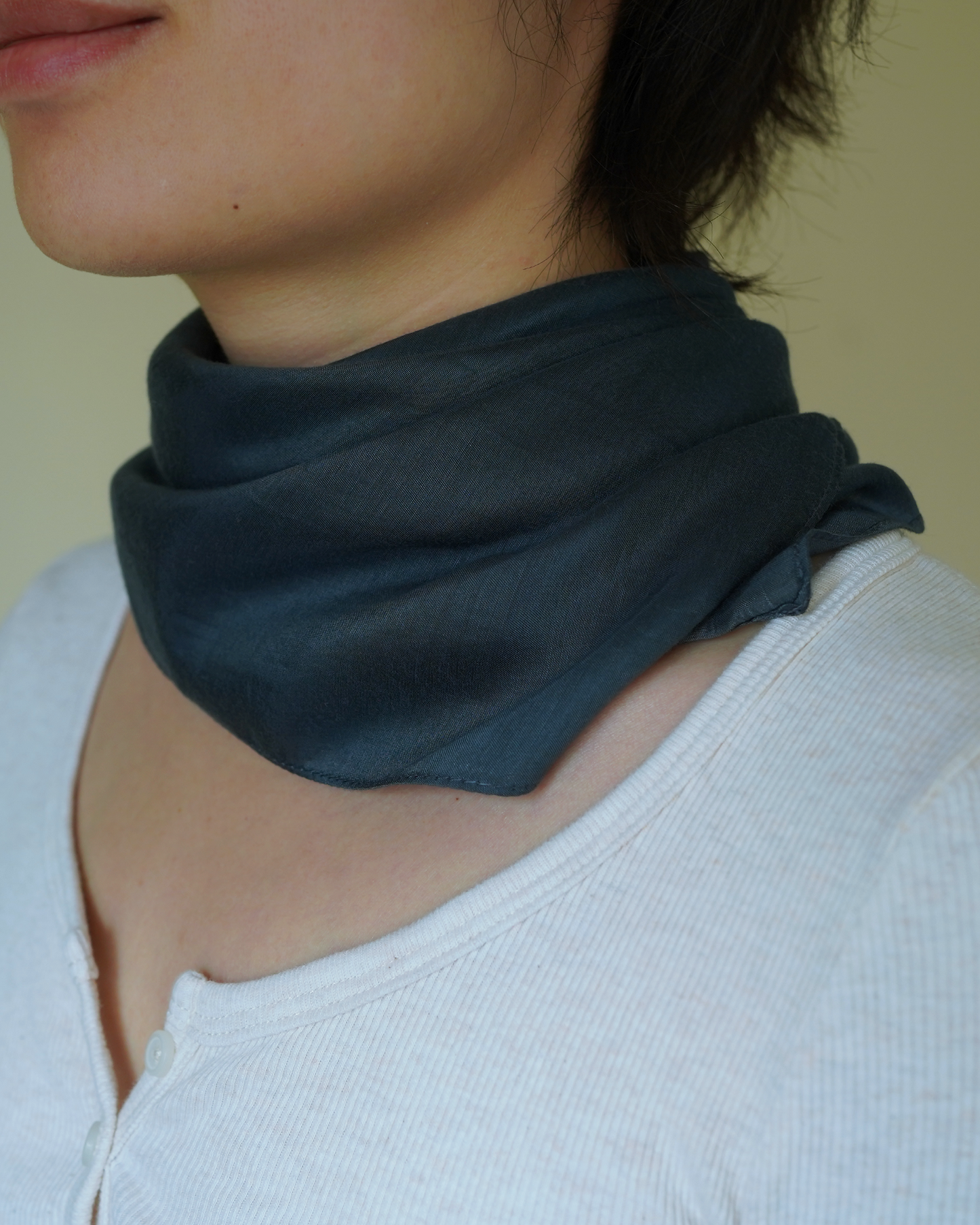 Medium Modal Silk Bandana | Cobalt