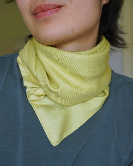 Oversized Modal Silk Bandana | Olivine