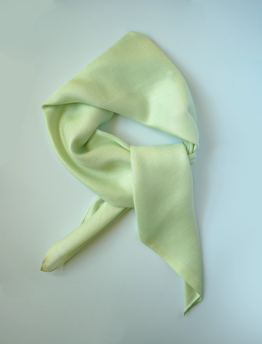 Oversized Modal Silk Bandana | Mint