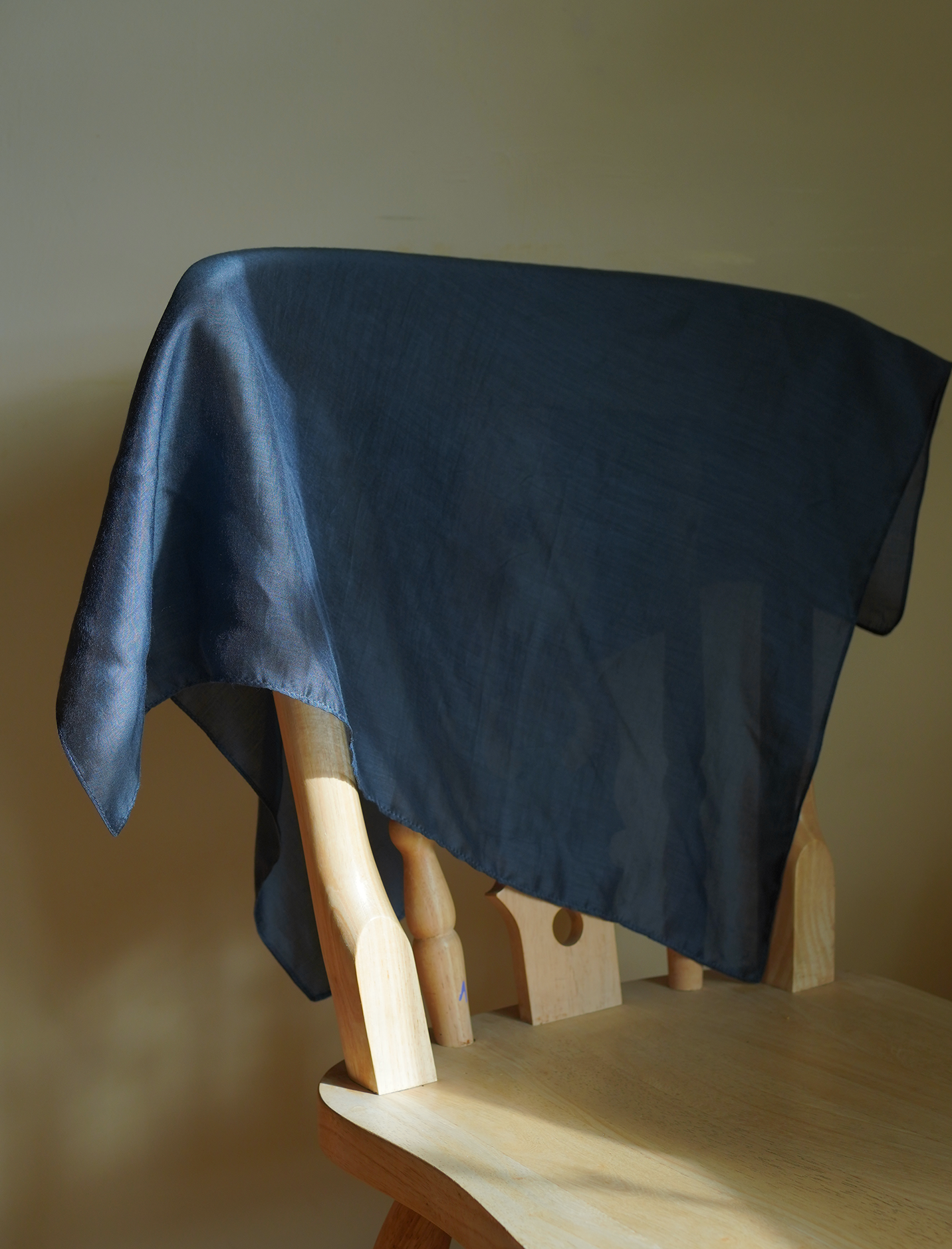 Medium Modal Silk Bandana | Cobalt